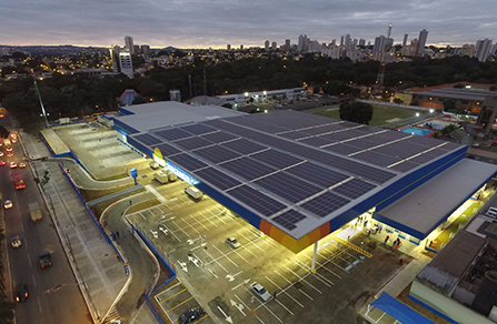 5MW Rooftop Distributed Power Plant of Greenyellow, Brazil